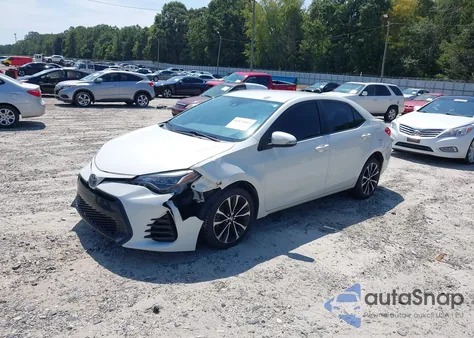 2017 Toyota Corolla Se z USA, uszkodzony, nr VIN 5YFBURHE3HP737776